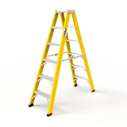 Escalera Doble Acceso de Fibra de Vidrio